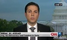 Ribal Al-Assad talks to CNN's Becky Anderson